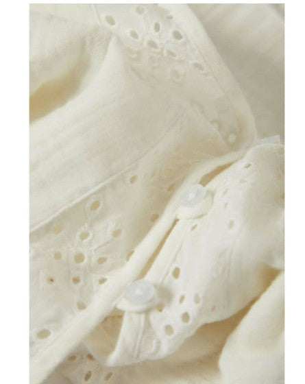 Brixton Womens Shirt Seaside Eyelet Top
