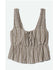 Brixton Womens Tank Top The Abigail Tie Top