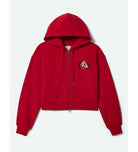 Brixton Womens Sweatshirt Trophy Horse Cropped Zip Hood