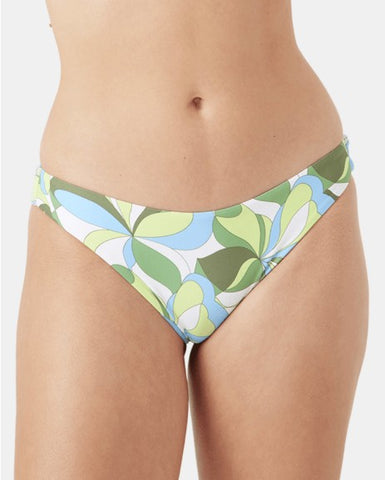 Roxy Womens Bikini Bottoms Surf Break Shirred Hipster Cheeky