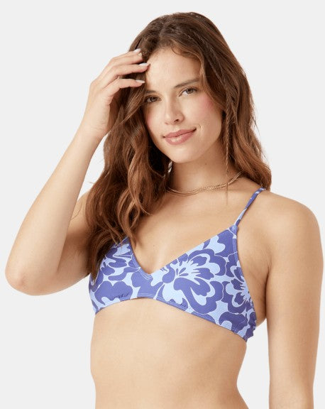 Roxy Womens Bikini Top Tropic Drift Athletic Tri