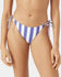 Roxy Womens Bikini Bottoms Stripe Out Reversible Tie Side Cheeky