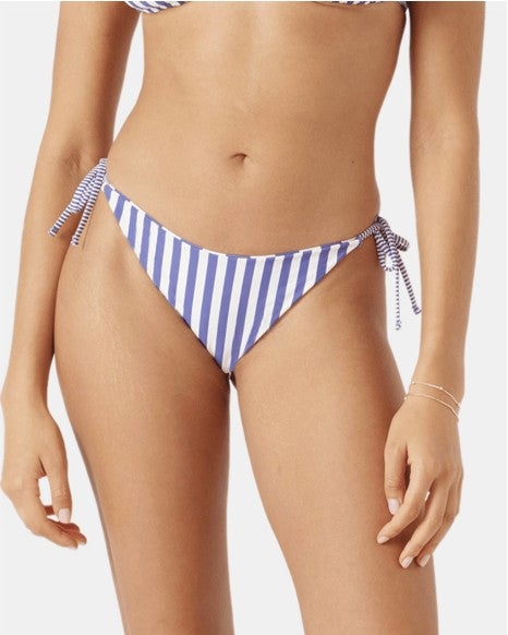 Roxy Womens Bikini Bottoms Stripe Out Reversible Tie Side Cheeky