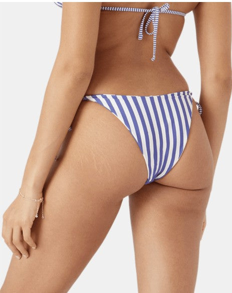 Roxy Womens Bikini Bottoms Stripe Out Reversible Tie Side Cheeky