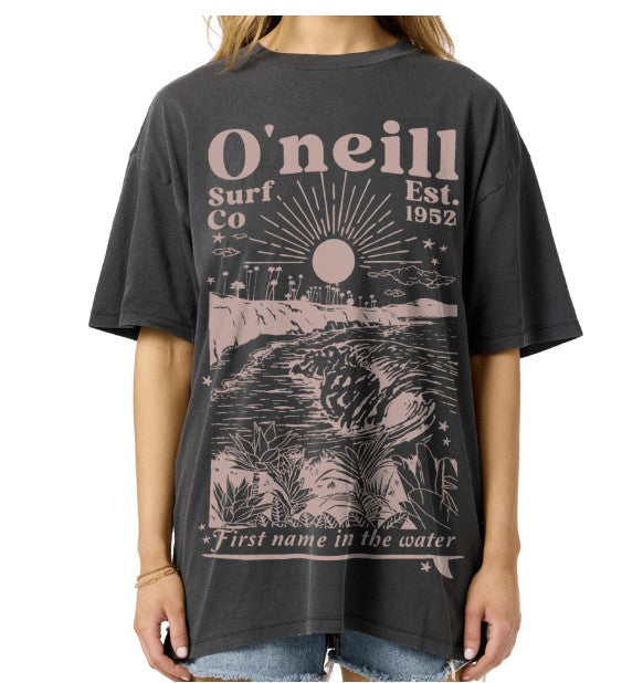 Oneill Womens Shirt Chore Break Oversized Tee