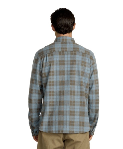 RVCA Mens Shirt Vacancy Flannel Long Sleeve