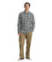 RVCA Mens Shirt Vacancy Flannel Long Sleeve