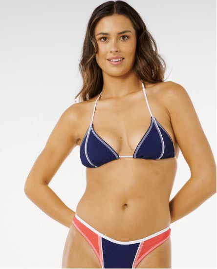 Rip Curl Womens Bikini Top Surf Tide Sliding Tri