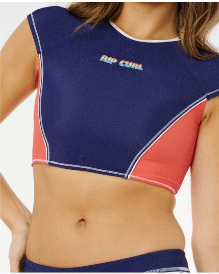 Rip Curl Womens Bikini Bottoms Surf Tide Boy Short