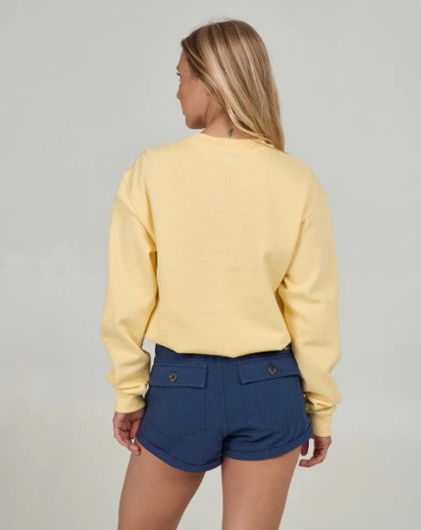 Salty Crew Womens Sweatshirt Dock Line Crew