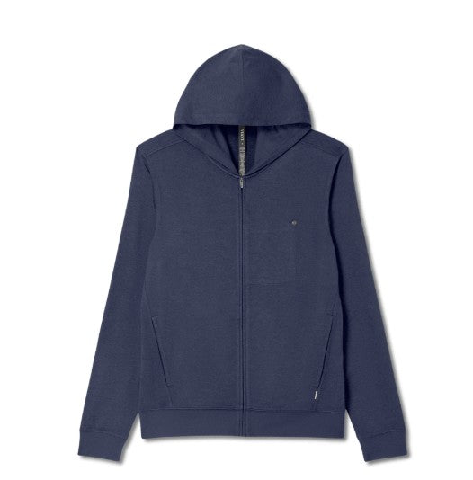 Vuori Mens Sweatshirt Ponto Full Zip Hoodie