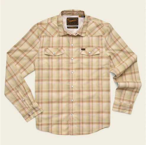 Howler Brothers Mens Woven H Bar B Tech Longsleeve