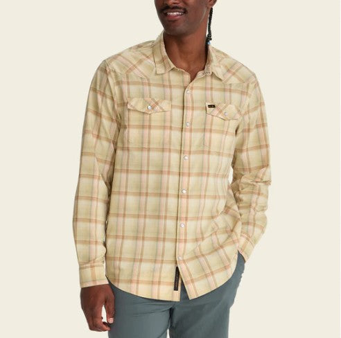 Howler Brothers Mens Woven H Bar B Tech Longsleeve