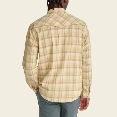Howler Brothers Mens Woven H Bar B Tech Longsleeve