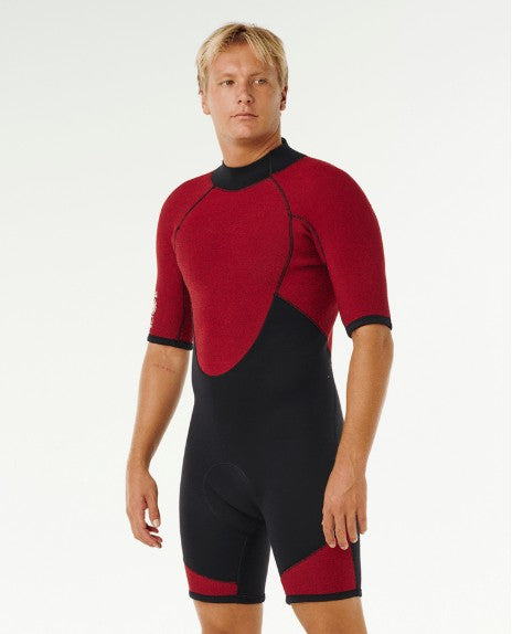 Rip Curl Mens Wetsuits Omega Back Zip Short Sleeve Springsuit