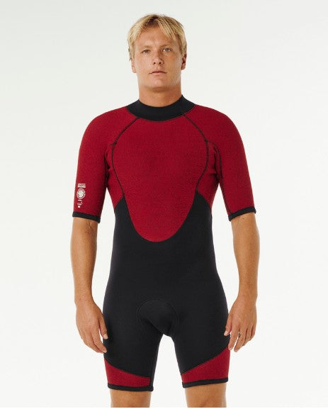 Rip Curl Mens Wetsuits Omega Back Zip Short Sleeve Springsuit