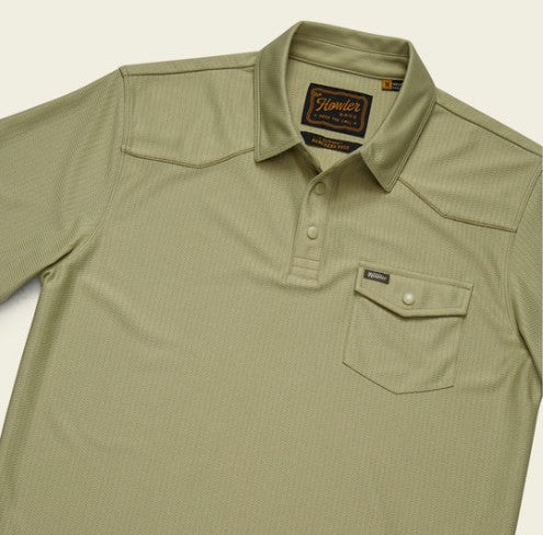Howler Brothers Mens Knit Ranchero Tech Polo
