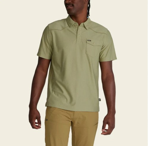 Howler Brothers Mens Knit Ranchero Tech Polo