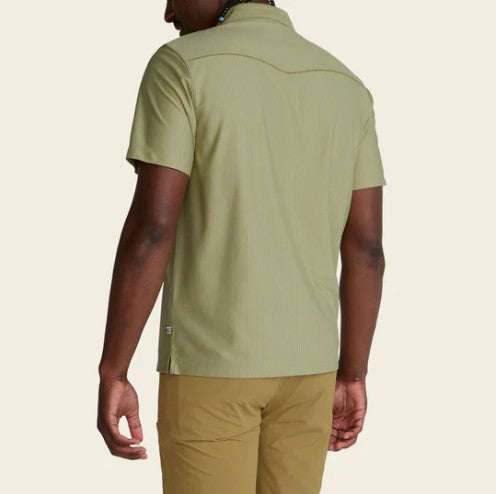 Howler Brothers Mens Knit Ranchero Tech Polo
