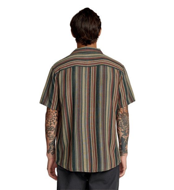 RVCA Mens Woven Exotica Stripe