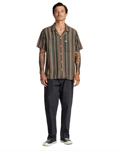 RVCA Mens Woven Exotica Stripe