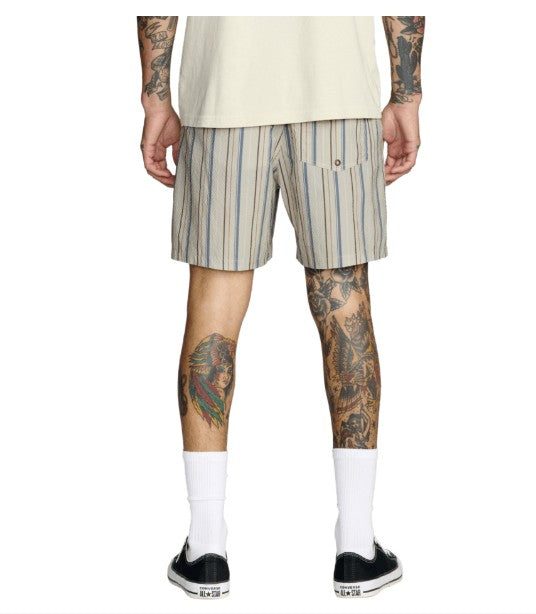 RVCA Mens Shorts Exotica Seersucker Elastic 17