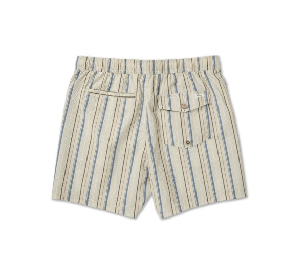RVCA Mens Shorts Exotica Seersucker Elastic 17