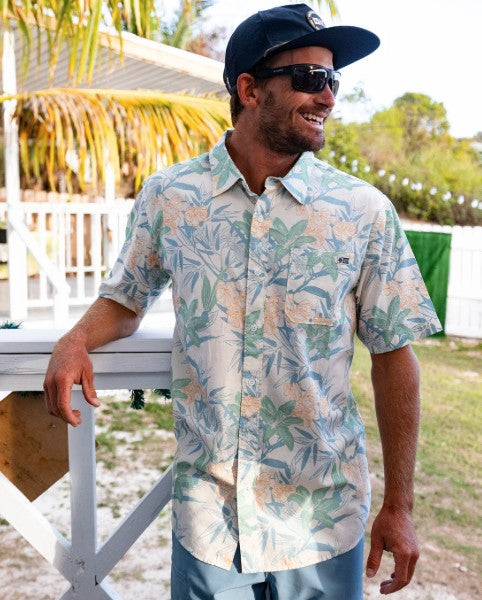 Salty Crew Mens Woven Crew