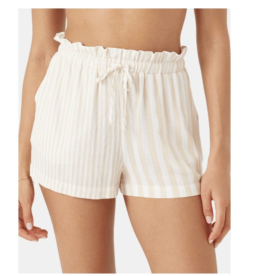 Roxy Womens Shorts Stripe Out Cover Up