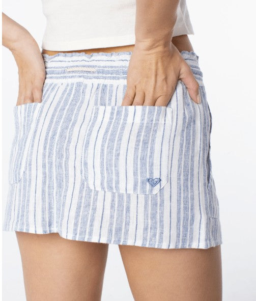 Roxy Womens Shorts Oceanside Mini Stripe