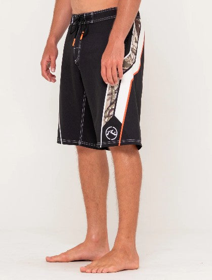 Rusty Mens Boardshorts Chopper Treed Fixed Waist