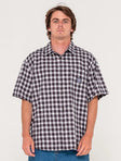 Rusty Mens Woven Worldwide Curved Hem
