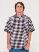 Rusty Mens Woven Worldwide Curved Hem
