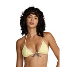 RVCA Womens Bikini Top Amalfi Halter Tri