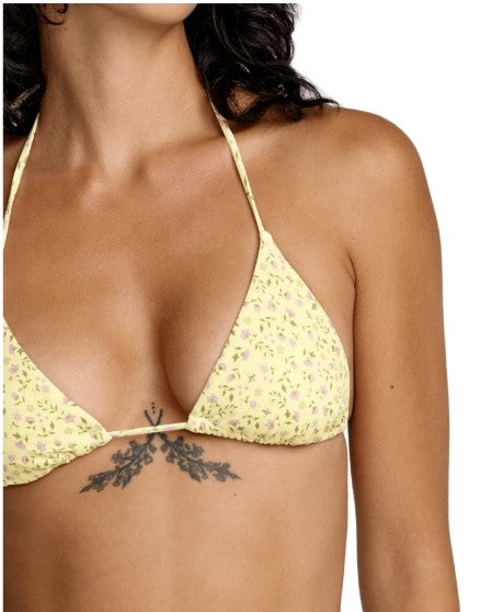 RVCA Womens Bikini Top Amalfi Halter Tri