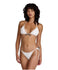RVCA Womens Bikini Top Dot Ruffle Halter Tri
