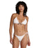 RVCA Womens Bikini Top Dot Ruffle Halter Tri