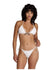 RVCA Womens Bikini Bottoms Dot Ruffle Skimpy Tie