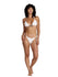 RVCA Womens Bikini Bottoms Dot Ruffle Skimpy Tie