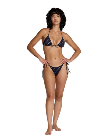 RVCA Womens Bikini Bottoms Florence Med French Tie