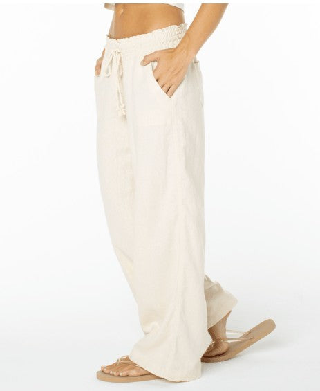 Roxy Womens Pants Oceanside Wide Leg