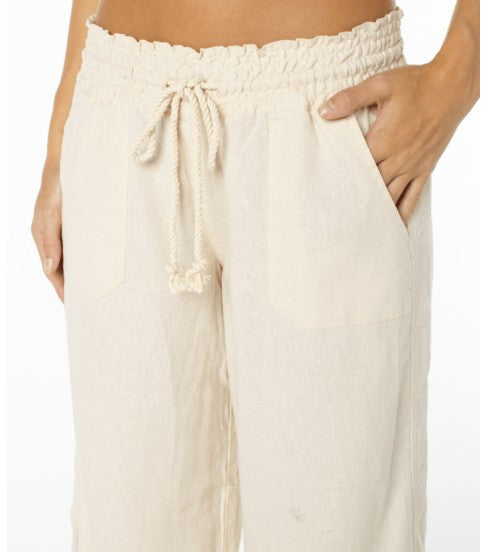 Roxy Womens Pants Oceanside Wide Leg