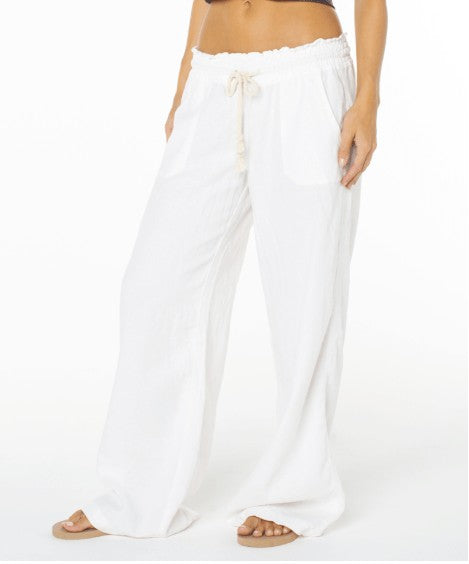 Roxy Womens Pants Oceanside Wide Leg