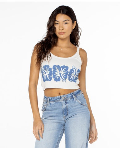 Roxy Womens Tank Top Flower Block Wanderer