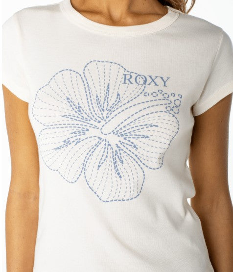 Roxy Womens Shirt Stitched Bloom 90S Baby Tee