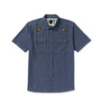 RVCA Mens Woven Rosa Chambray