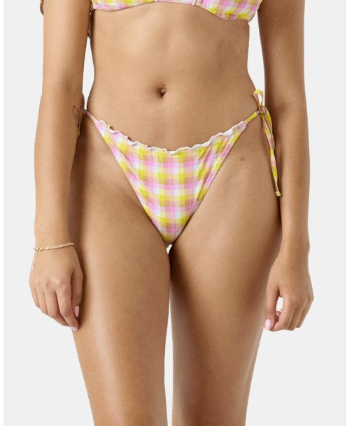 Roxy Womens Bikini Bottoms Check Me Out Tie Side Cheeky