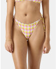 Roxy Womens Bikini Bottoms Check Me Out Tie Side Cheeky