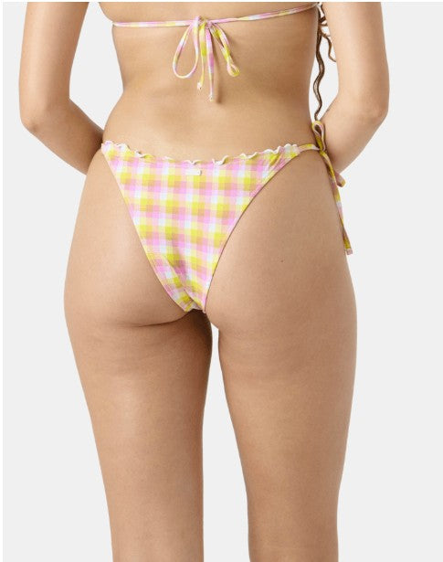 Roxy Womens Bikini Bottoms Check Me Out Tie Side Cheeky