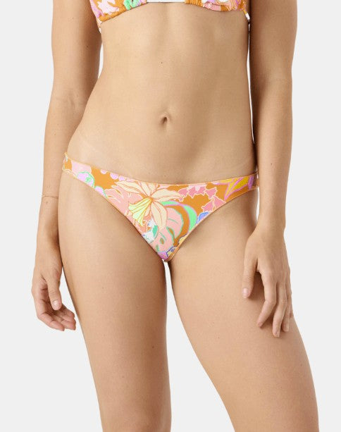 Roxy Womens Bikini Bottoms Let It On Me Hipster Shirred Cheeky